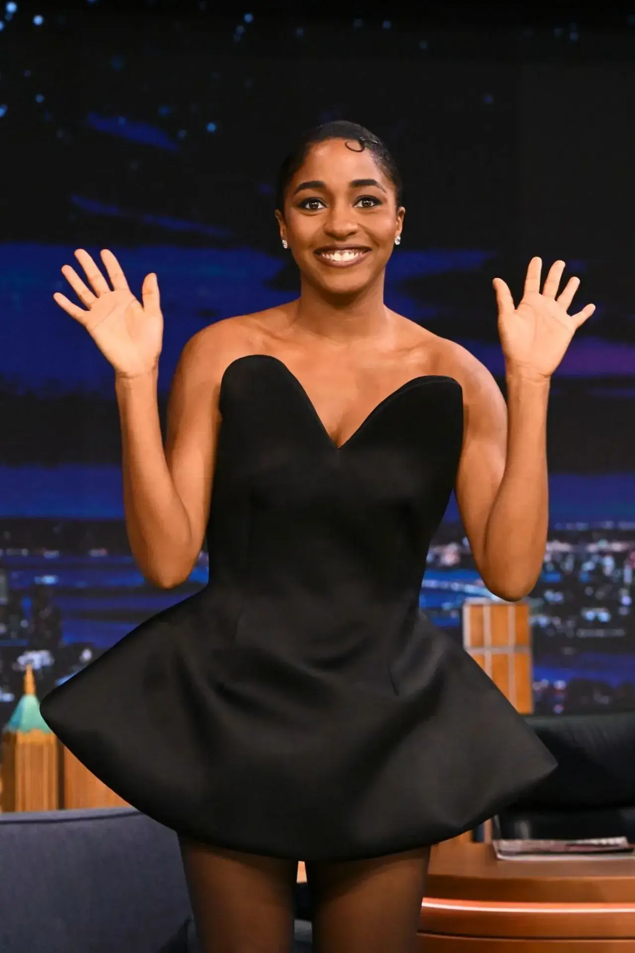 Ayo Edebiri Stills at Tonight Show Starring Jimmy Fallon